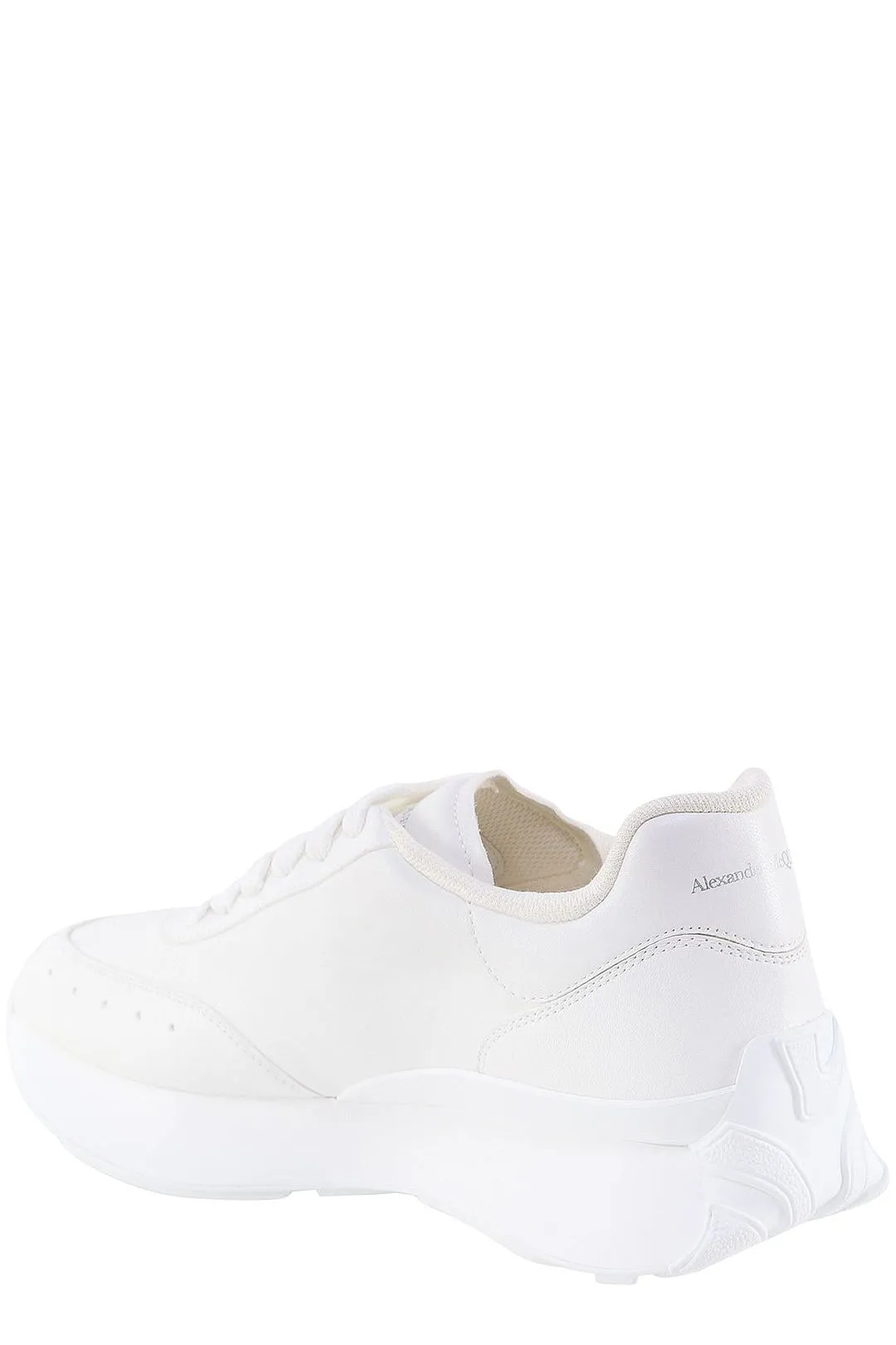 Alexander McQueen Logo Embossed Lace-Up Sneakers