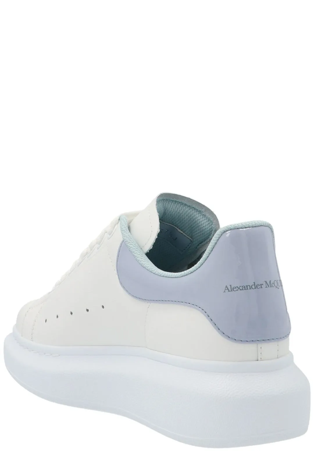 Alexander McQueen Round Toe Lace-Up Sneakers