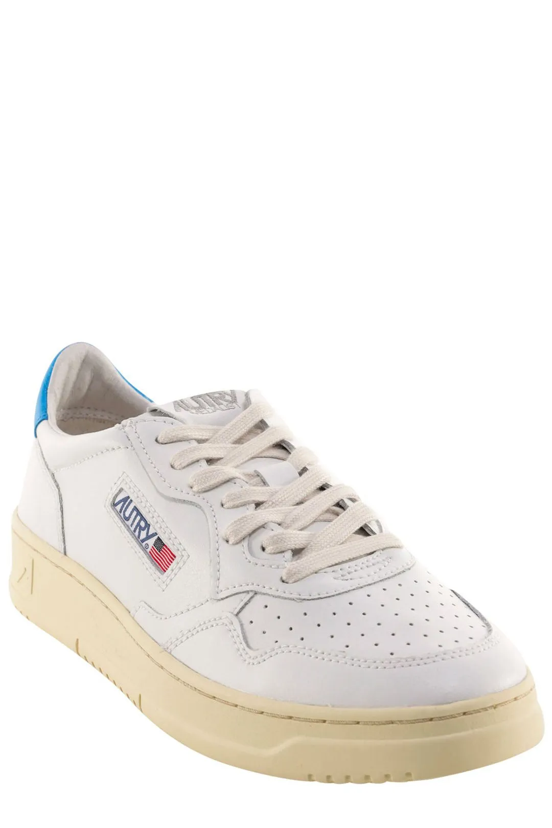Autry Logo Panelled Lace-Up Sneakers