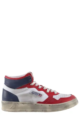 Autry Sup Vint Lace-Up Sneakers