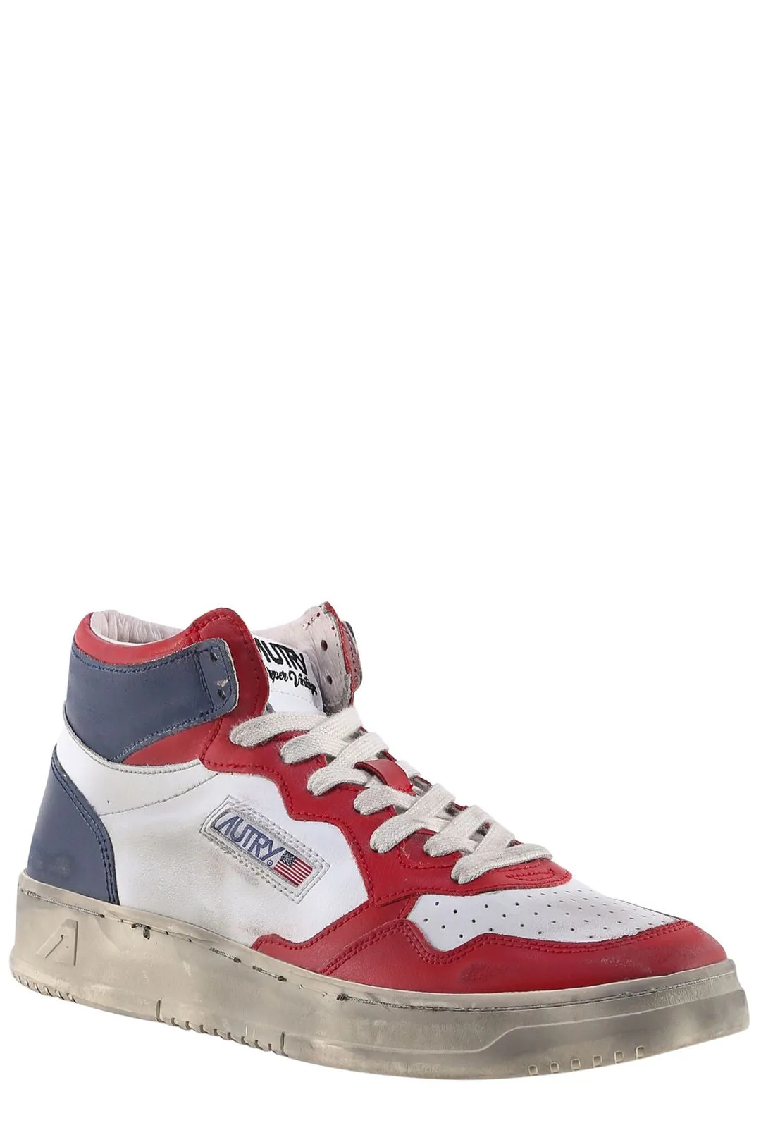 Autry Sup Vint Lace-Up Sneakers