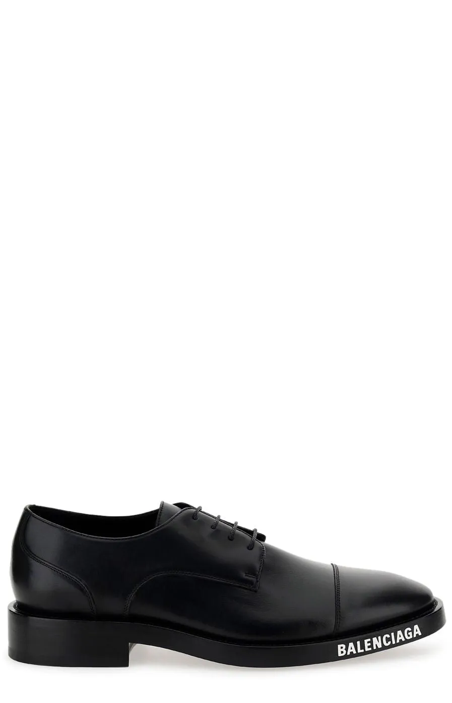Balenciaga Logo Detailed Derby Shoes