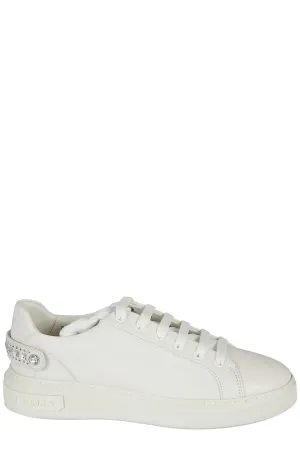 Bally Embellished Lace-Up Sneakers