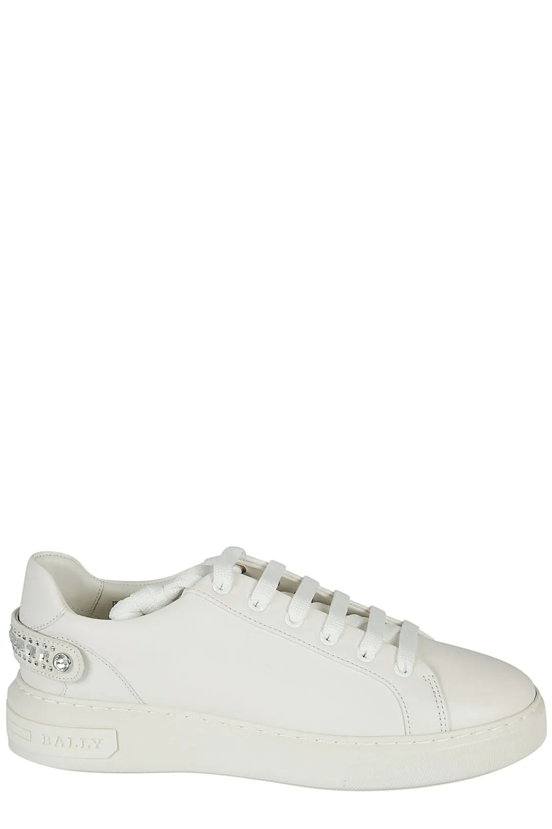 Bally Embellished Lace-Up Sneakers