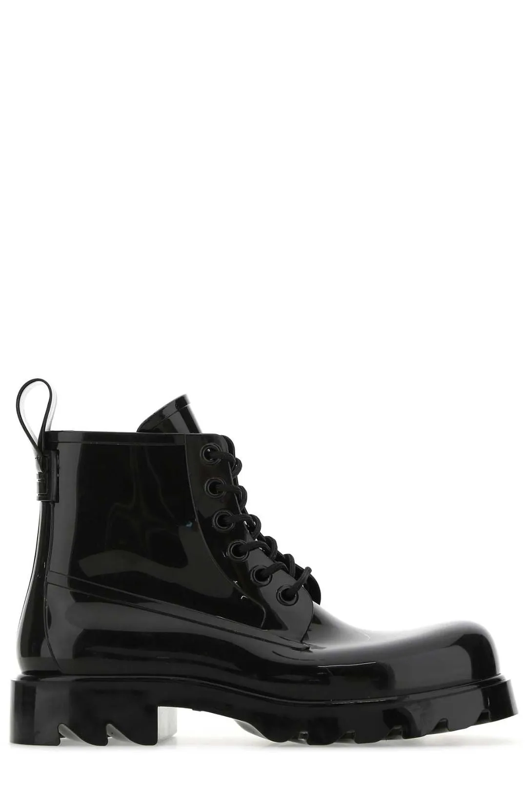 Bottega Veneta Round Toe Lace-Up Boots