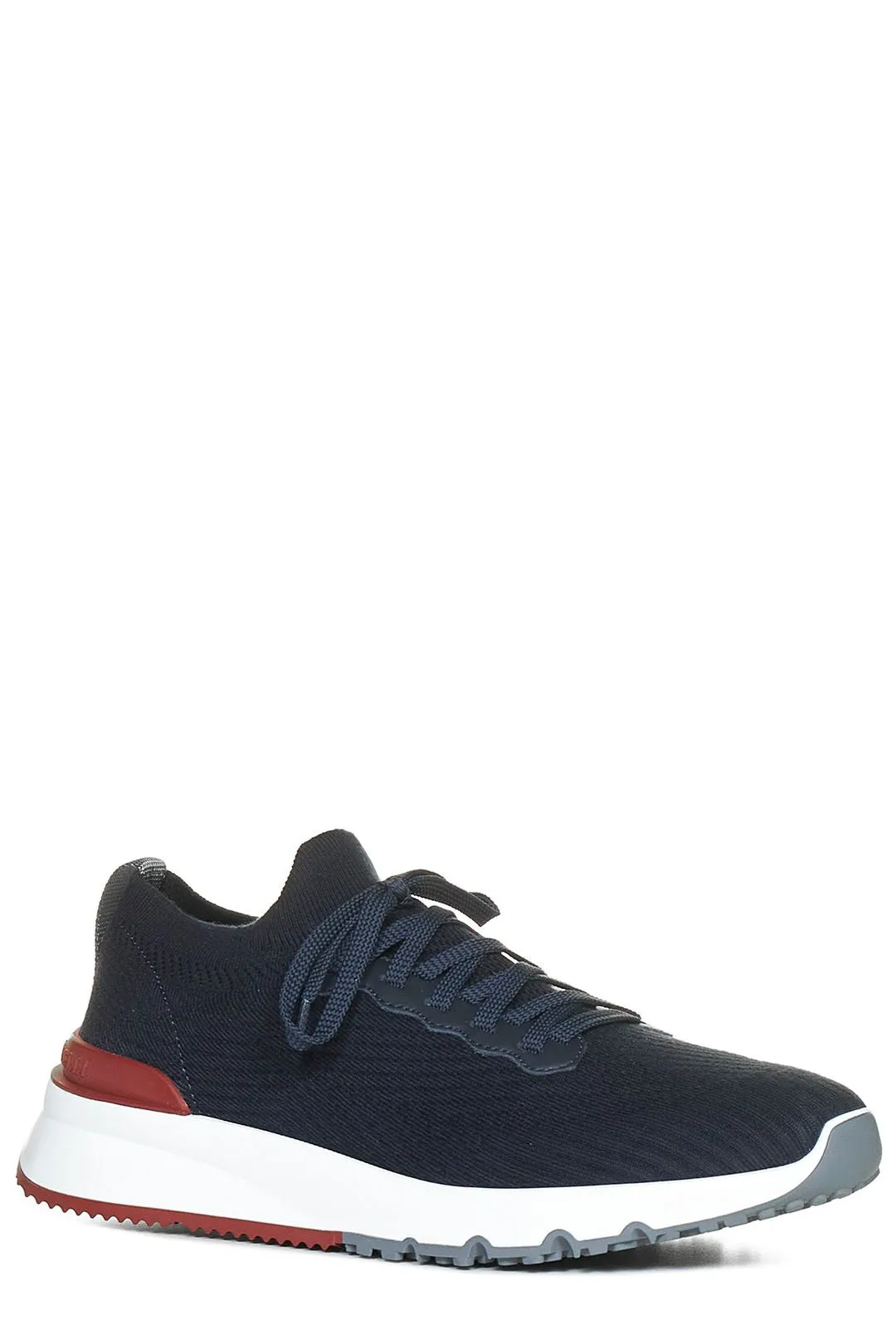 Brunello Cucinelli Knitted Lace-Up Sneakers