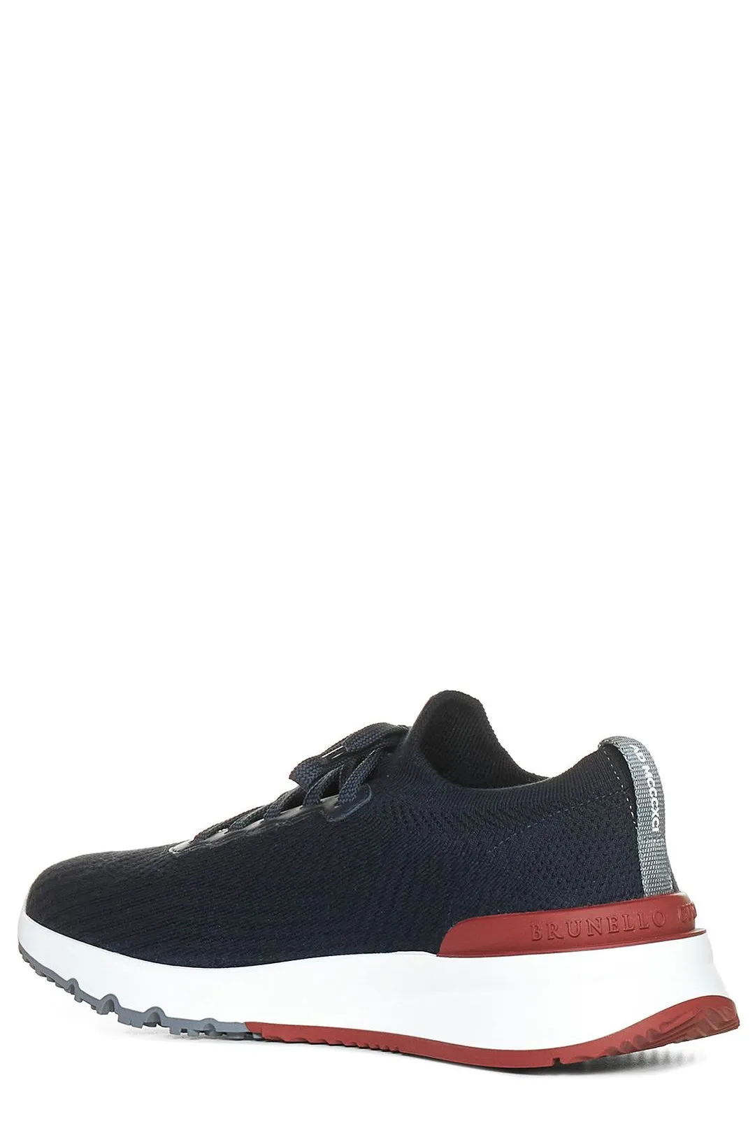 Brunello Cucinelli Knitted Lace-Up Sneakers