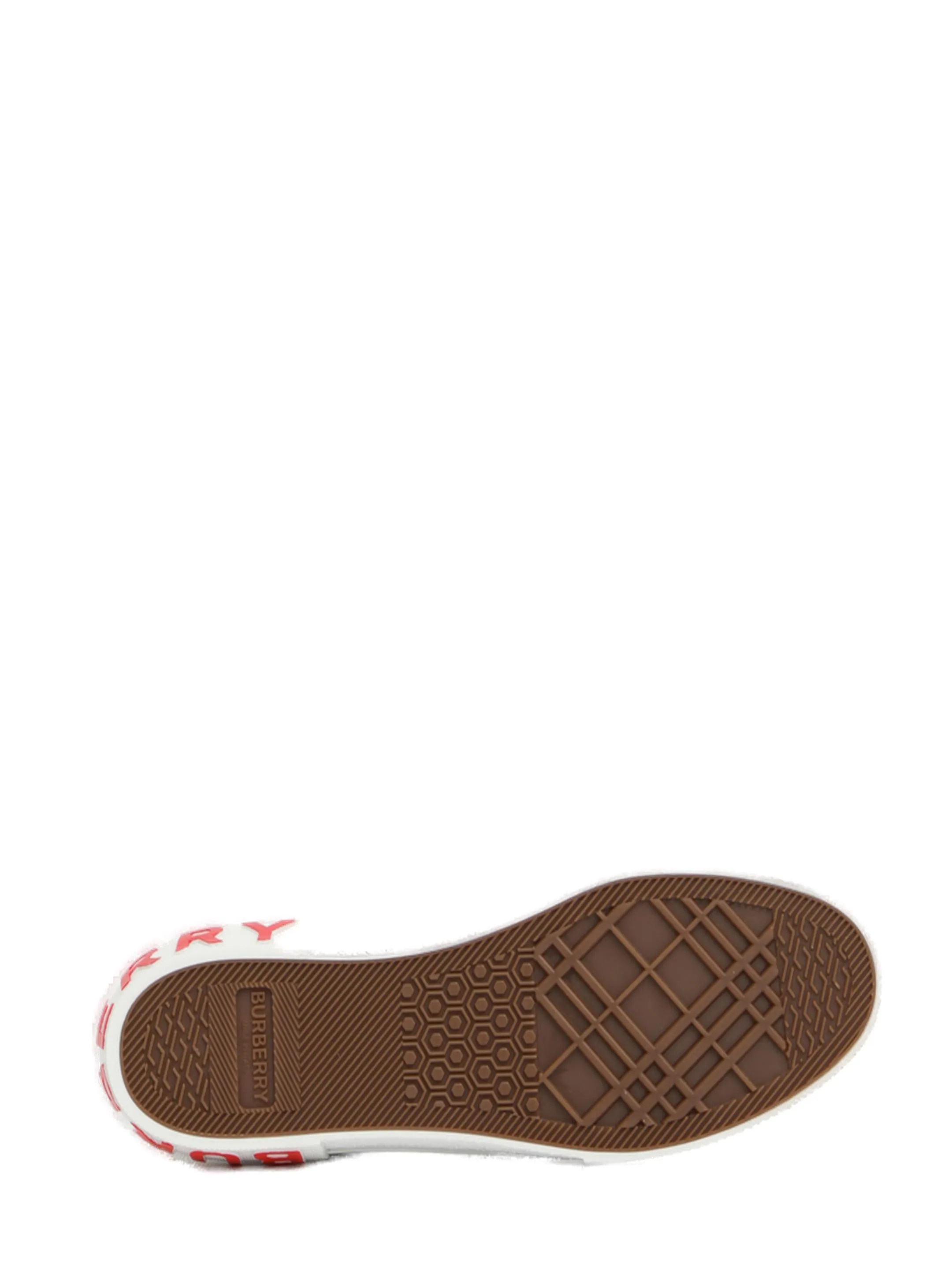 Burberry Tartan Pattern Lace-Up Sneakers