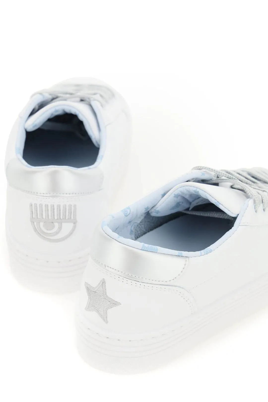 Chiara Ferragni Star-Patch Lace-Up Sneakers