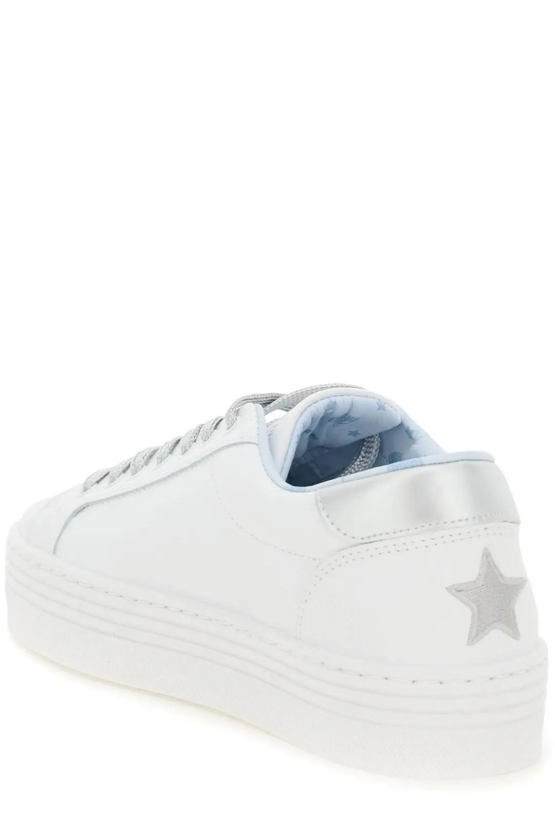 Chiara Ferragni Star-Patch Lace-Up Sneakers