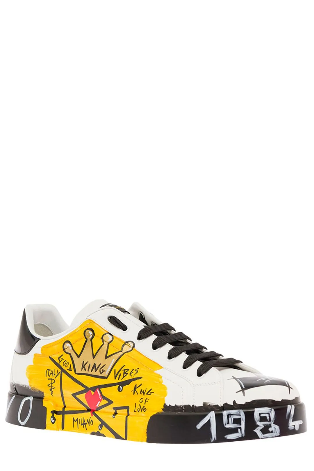 Dolce & Gabbana Portofino Lace-Up Sneakers