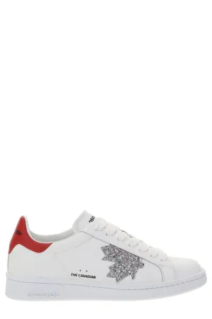 Dsquared2 Boxer Round Toe Lace-Up Sneakers