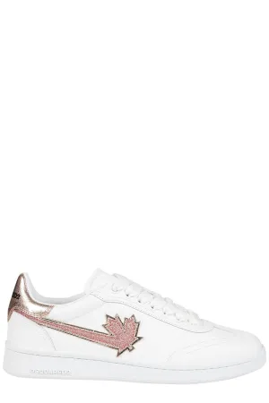 Dsquared2 Logo Patch Lace-Up Sneakers