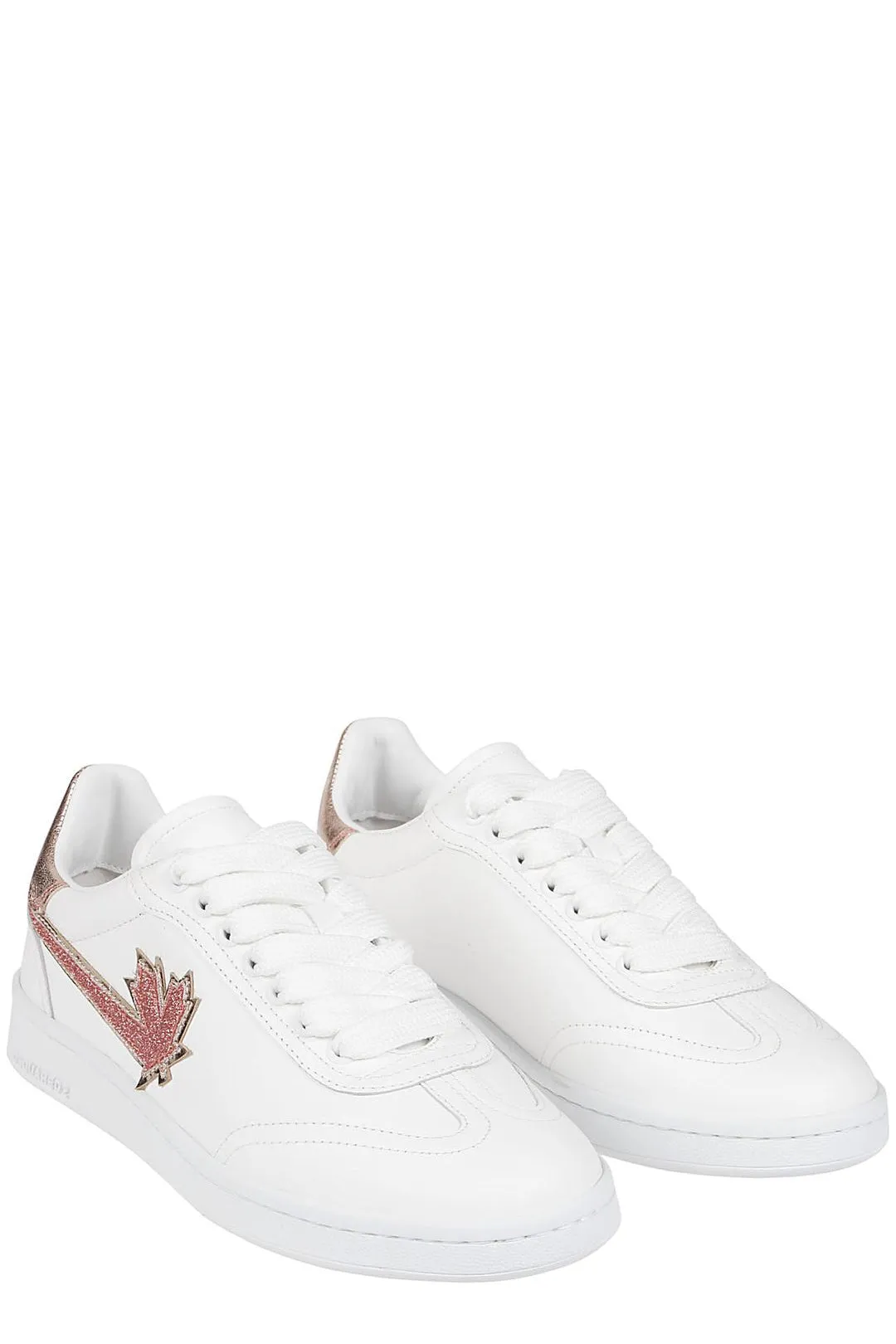 Dsquared2 Logo Patch Lace-Up Sneakers