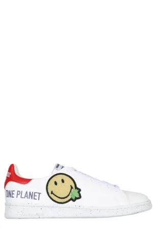 Dsquared2 Smiley Patch Lace-Up Sneakers
