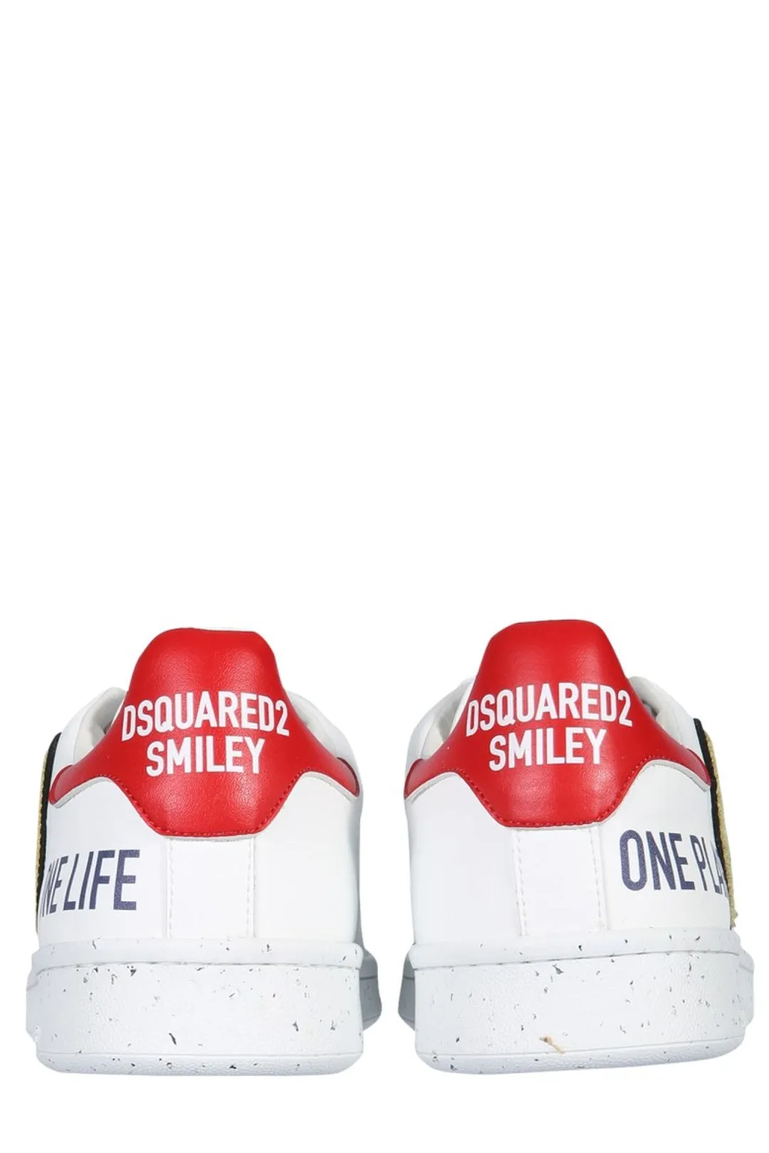 Dsquared2 Smiley Patch Lace-Up Sneakers