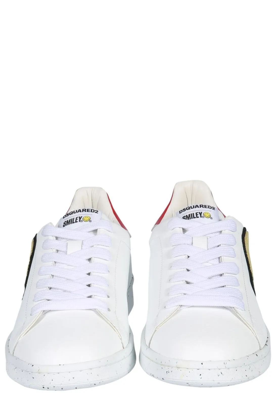 Dsquared2 Smiley Patch Lace-Up Sneakers