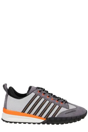 Dsquared2 Striped Lace-Up Sneakers