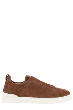 Ermenegildo Zegna Triple Stitch Lace-Up Sneakers