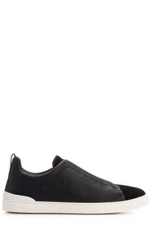 Ermenegildo Zegna Triple Stitch Lace-Up Sneakers