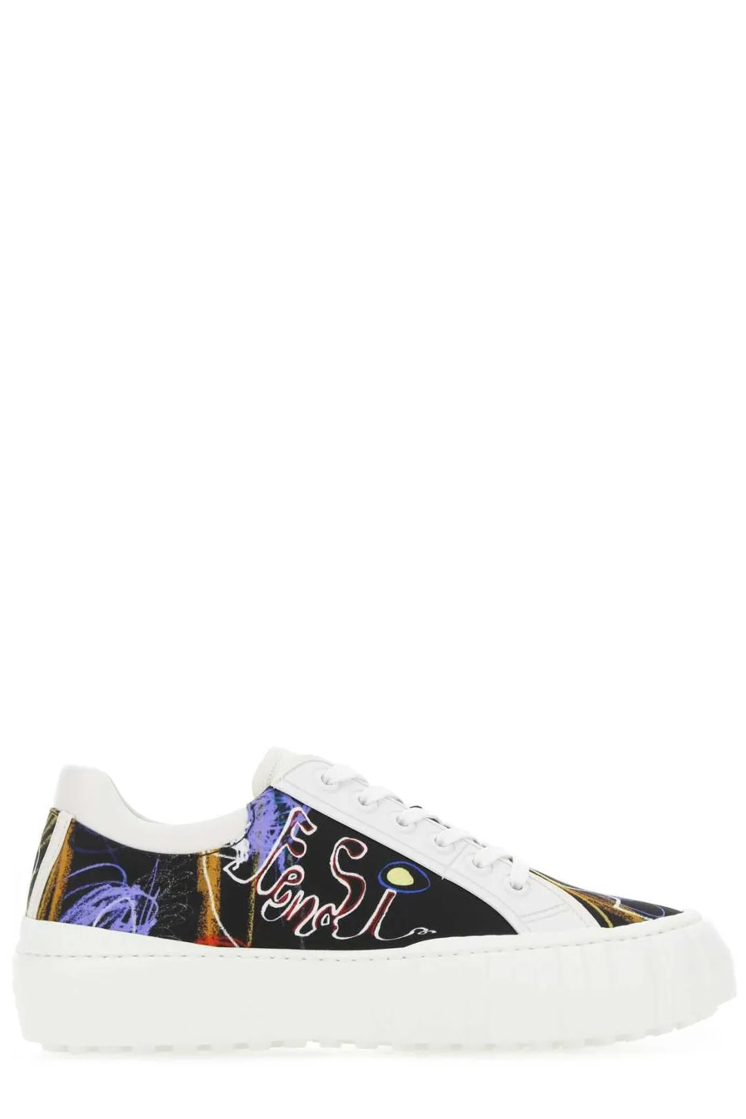 Fendi Force Lace-Up Sneakers