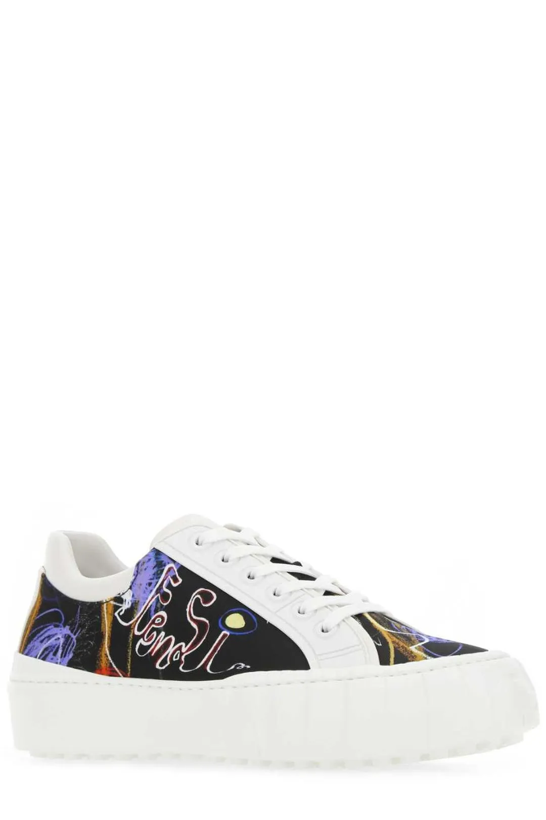 Fendi Force Lace-Up Sneakers