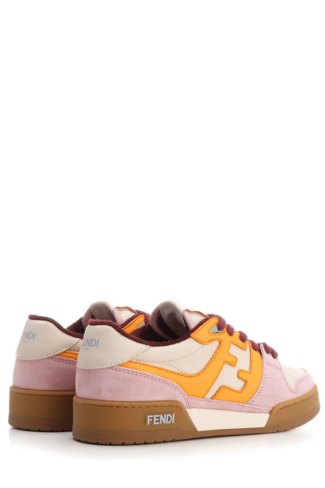 Fendi Match Lace-Up Sneakers