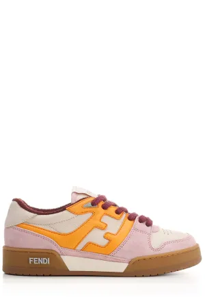 Fendi Match Lace-Up Sneakers