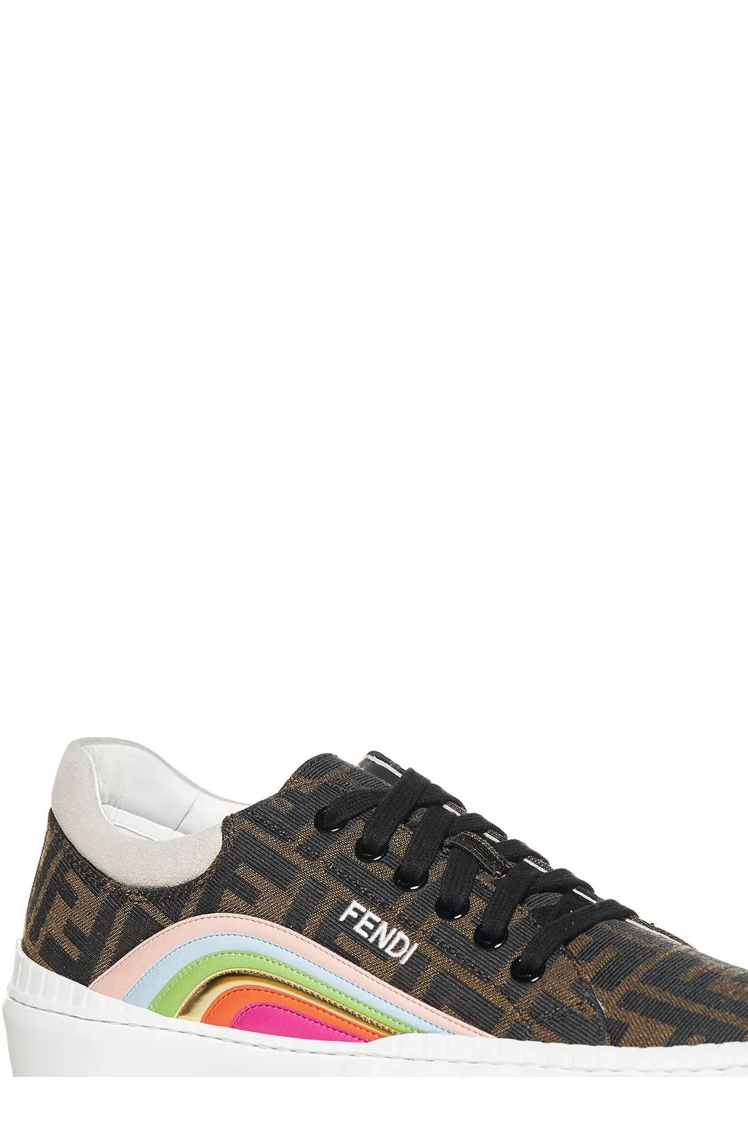 Fendi Monogram Lace-Up Sneakers