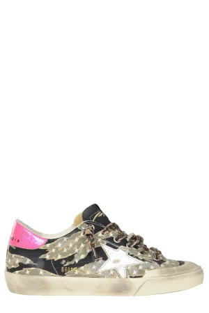 Golden Goose Deluxe Brand Printed Lace-Up Sneakers