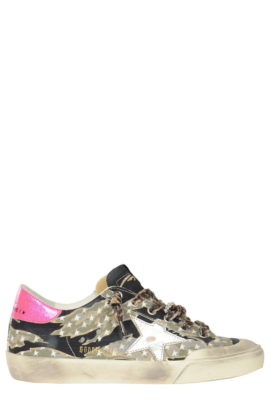 Golden Goose Deluxe Brand Printed Lace-Up Sneakers