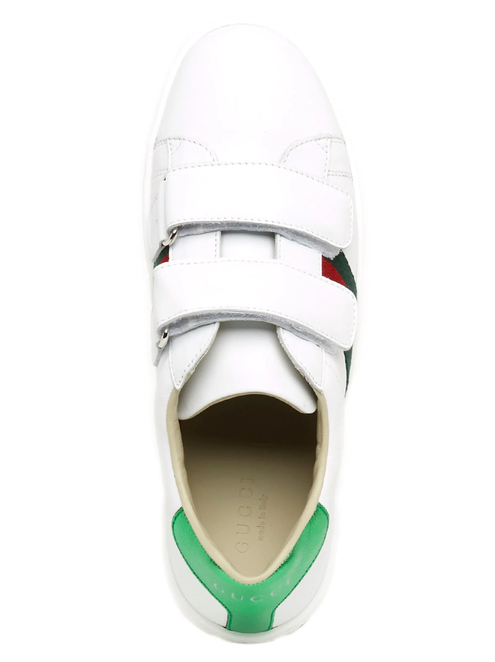 Gucci Kids Touch Strap Web Low-Top Sneakers