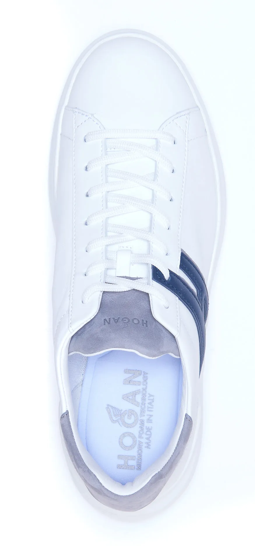 Hogan H580 Round Toe Lace-Up Sneakers