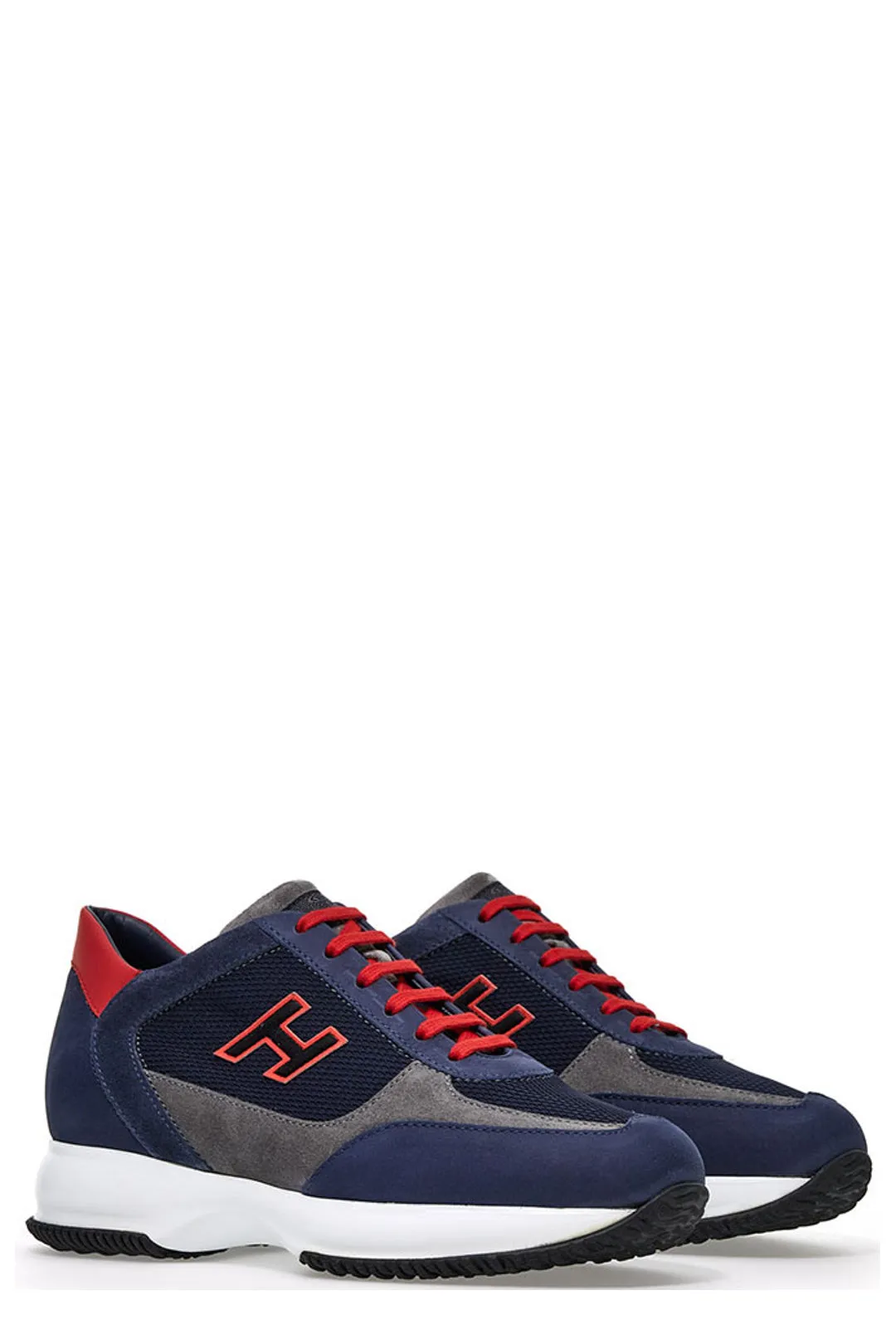 Hogan Logo Detailed Lace-Up Sneakers