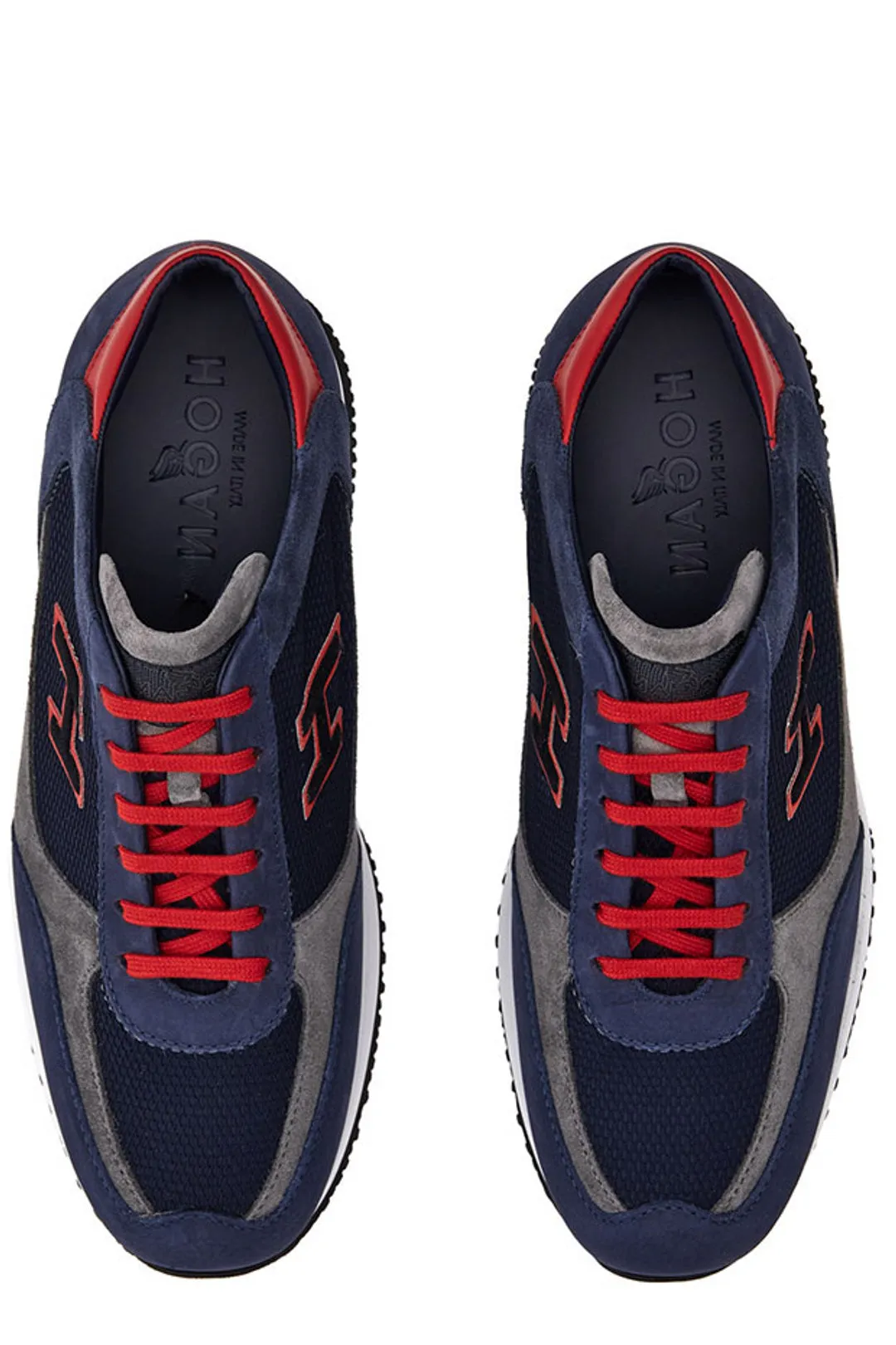 Hogan Logo Detailed Lace-Up Sneakers