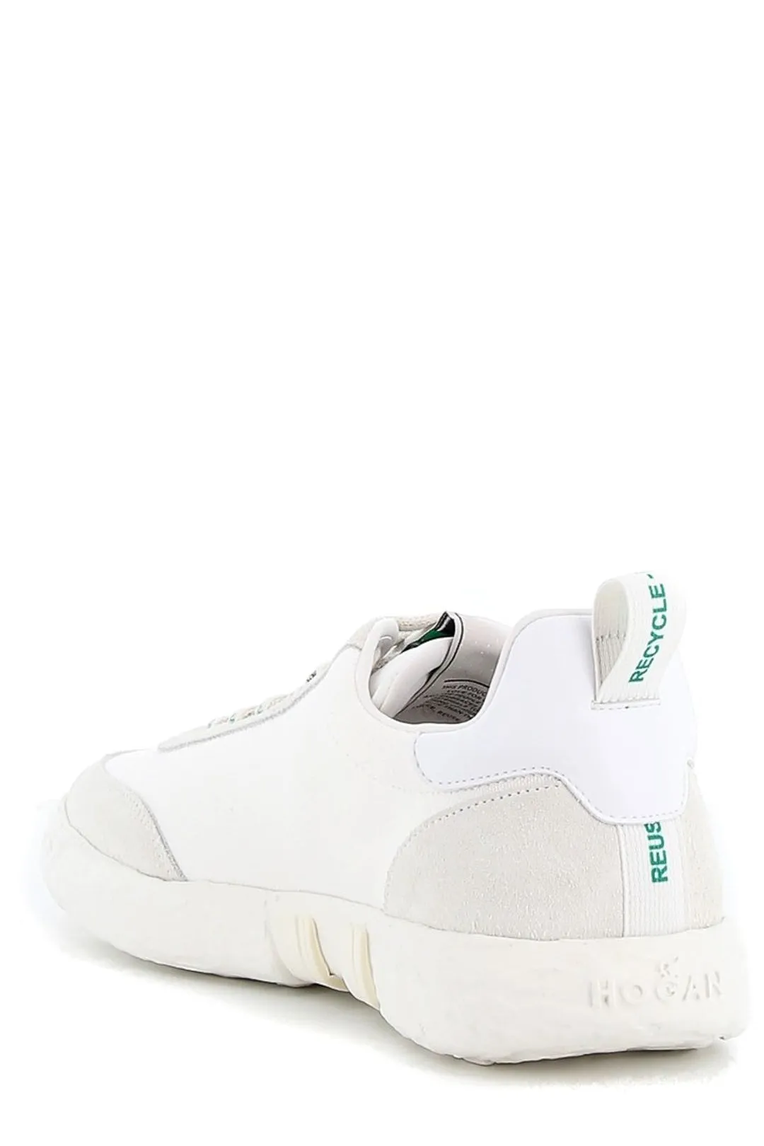 Hogan Logo Patch Lace-Up Sneakers