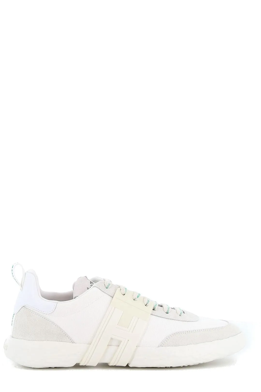 Hogan Logo Patch Lace-Up Sneakers