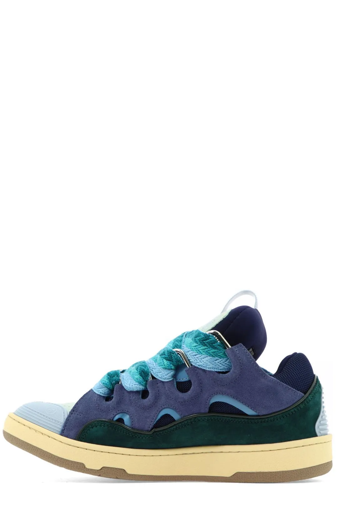 Lanvin Curb Lace-Up Sneakers