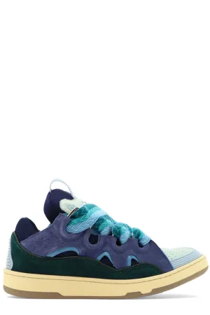 Lanvin Curb Lace-Up Sneakers