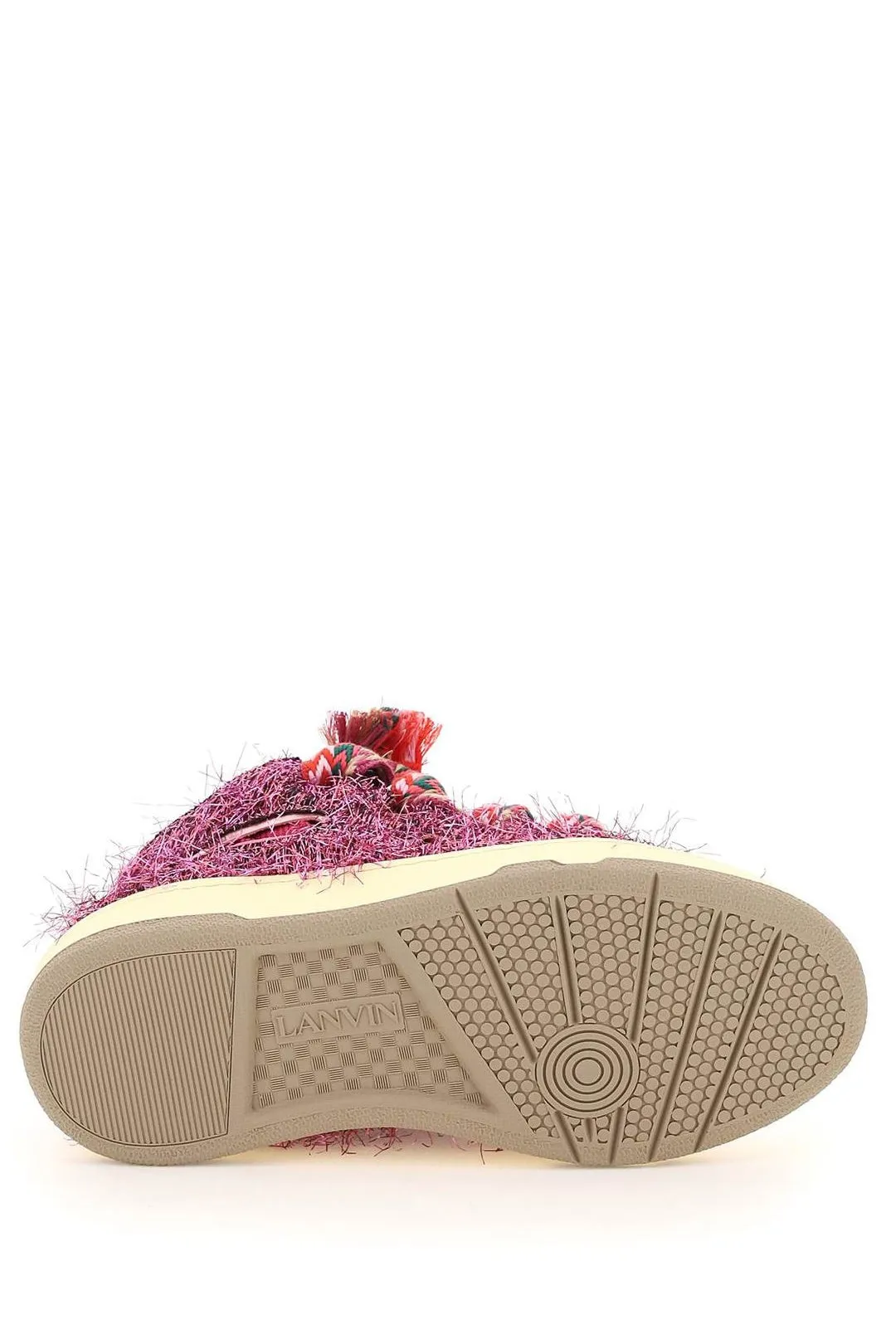 Lanvin Curb Lace-Up Sneakers