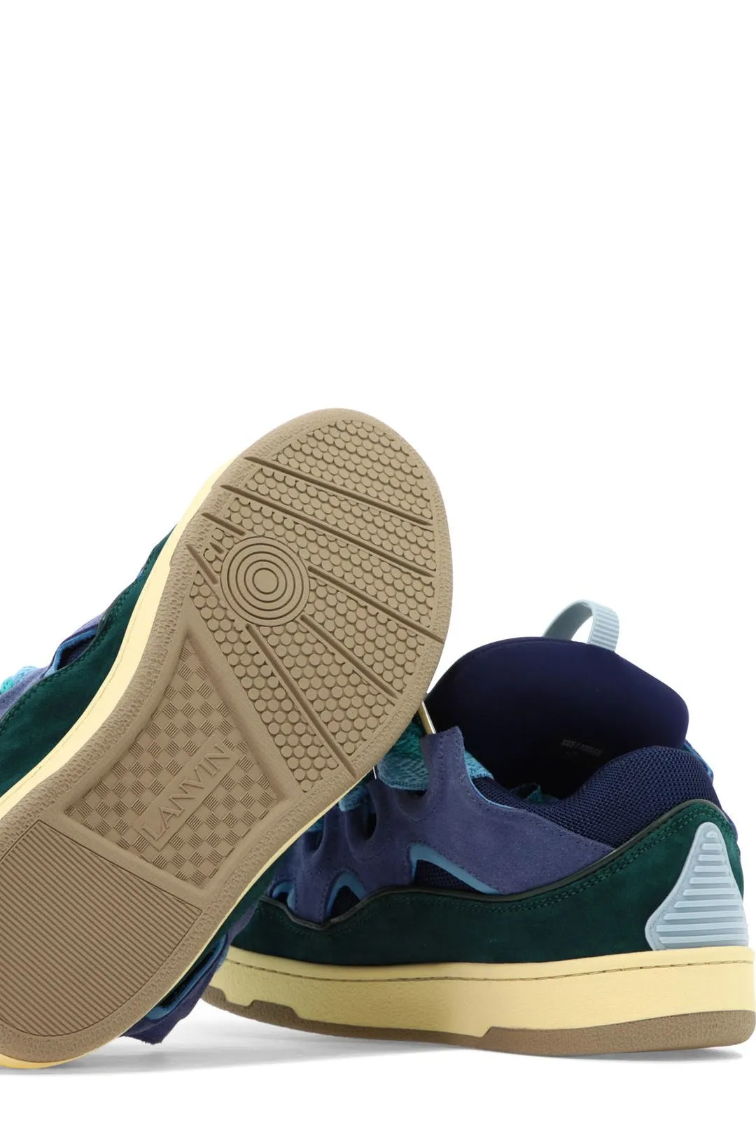 Lanvin Curb Lace-Up Sneakers