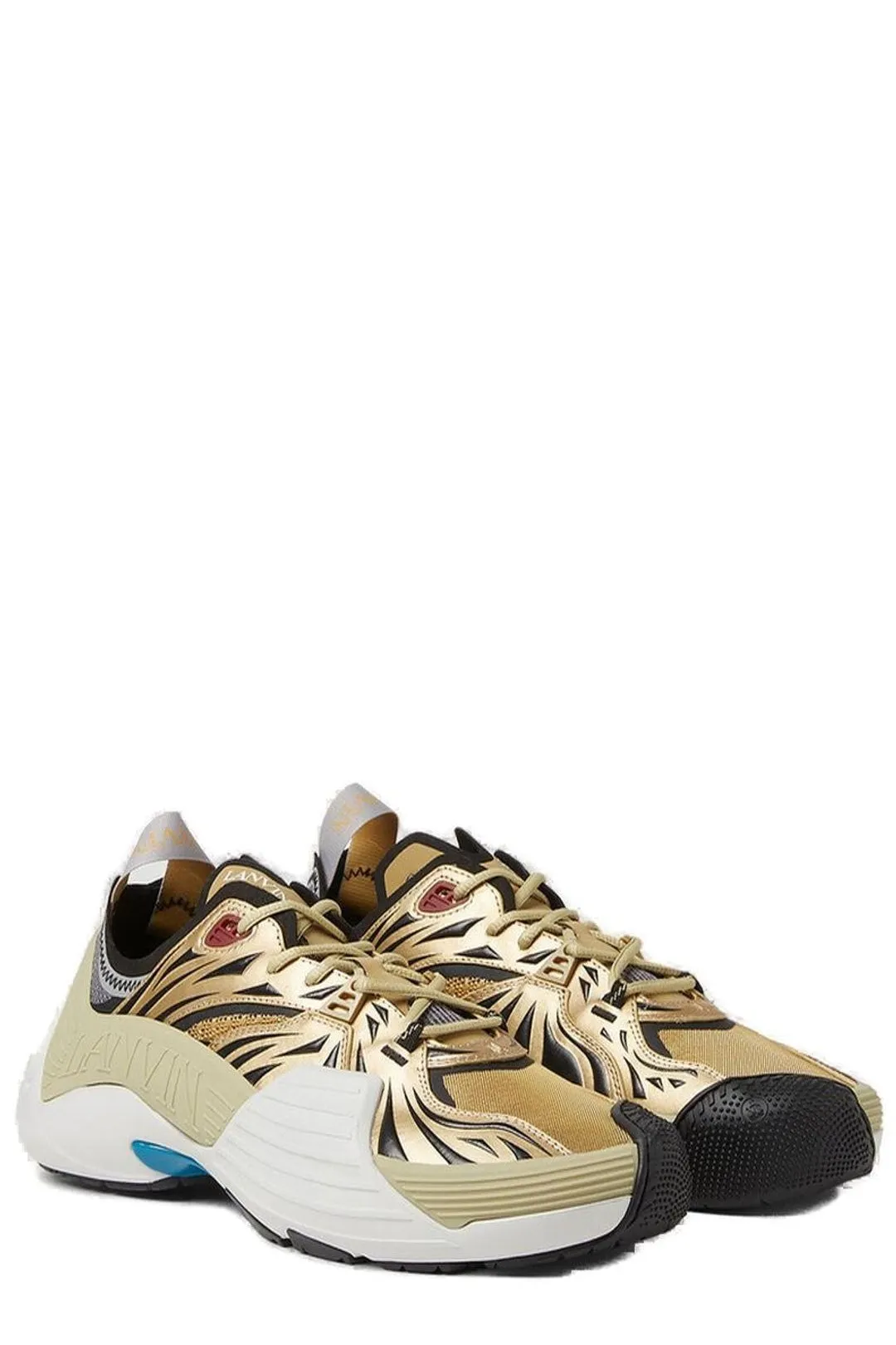 Lanvin Flash-X Lace-Up Sneakers