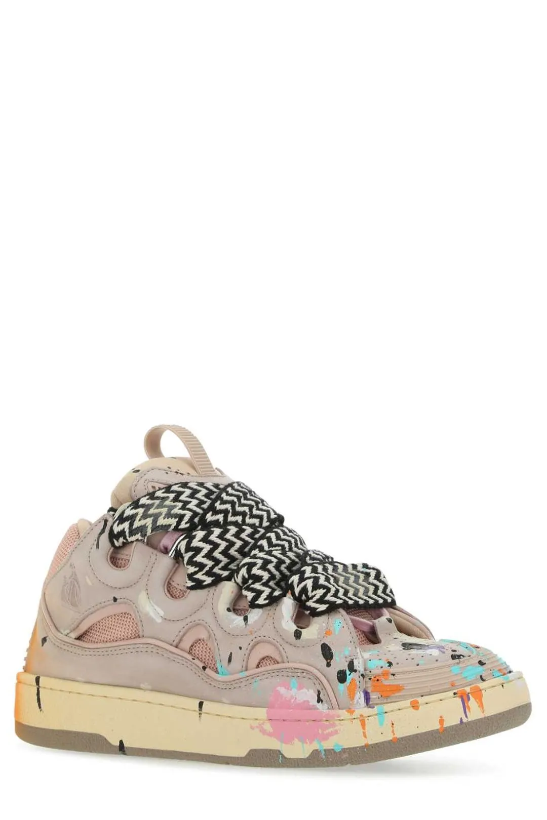 Lanvin Paint Splatter Low-Top Sneakers