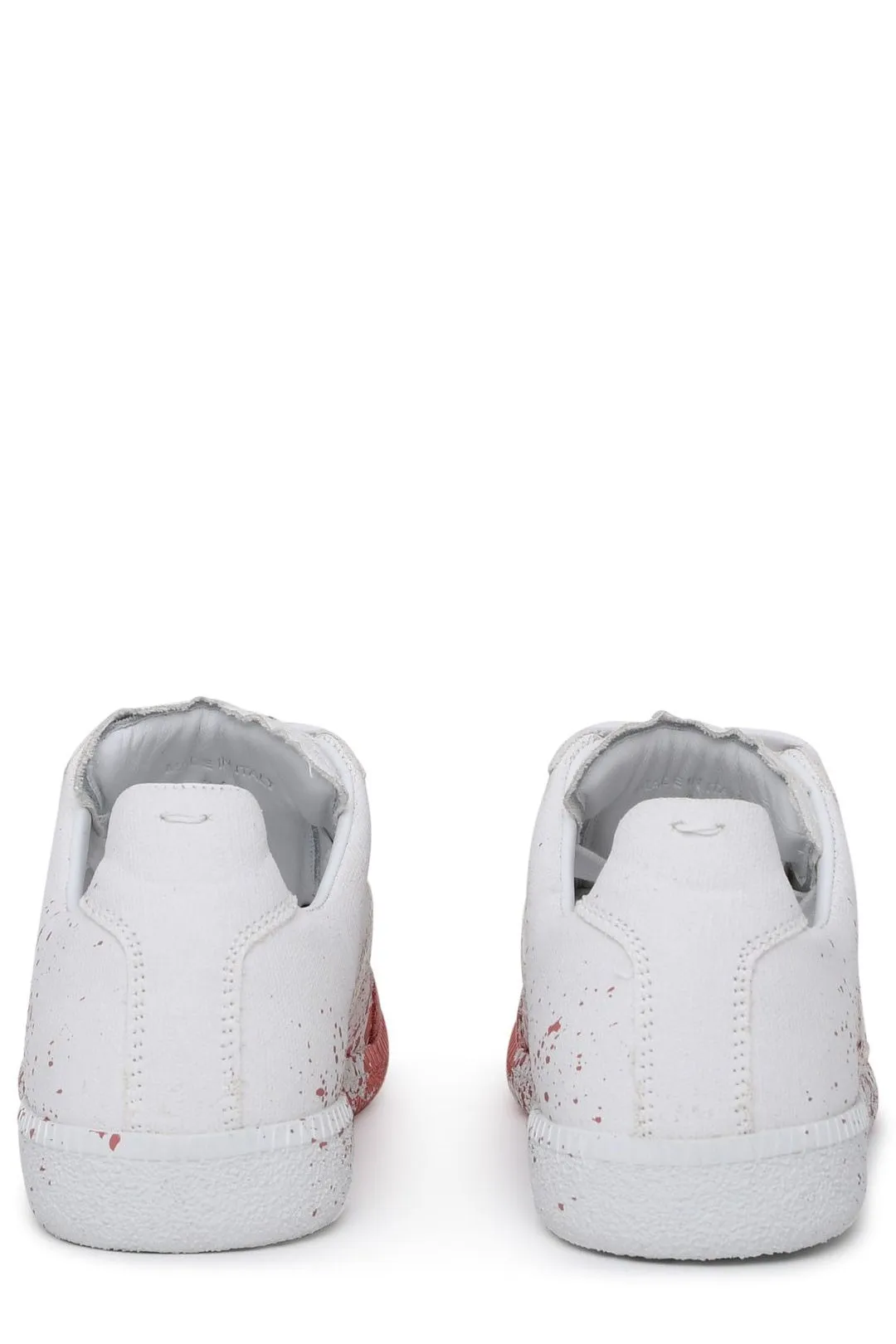Maison Margiela Round Toe Lace-Up Sneakers