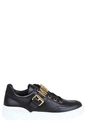 Moschino Lettering Logo Lace-Up Sneakers
