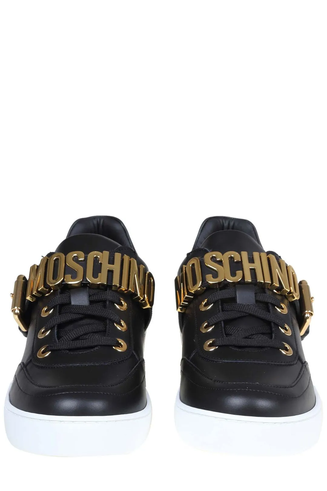Moschino Lettering Logo Lace-Up Sneakers