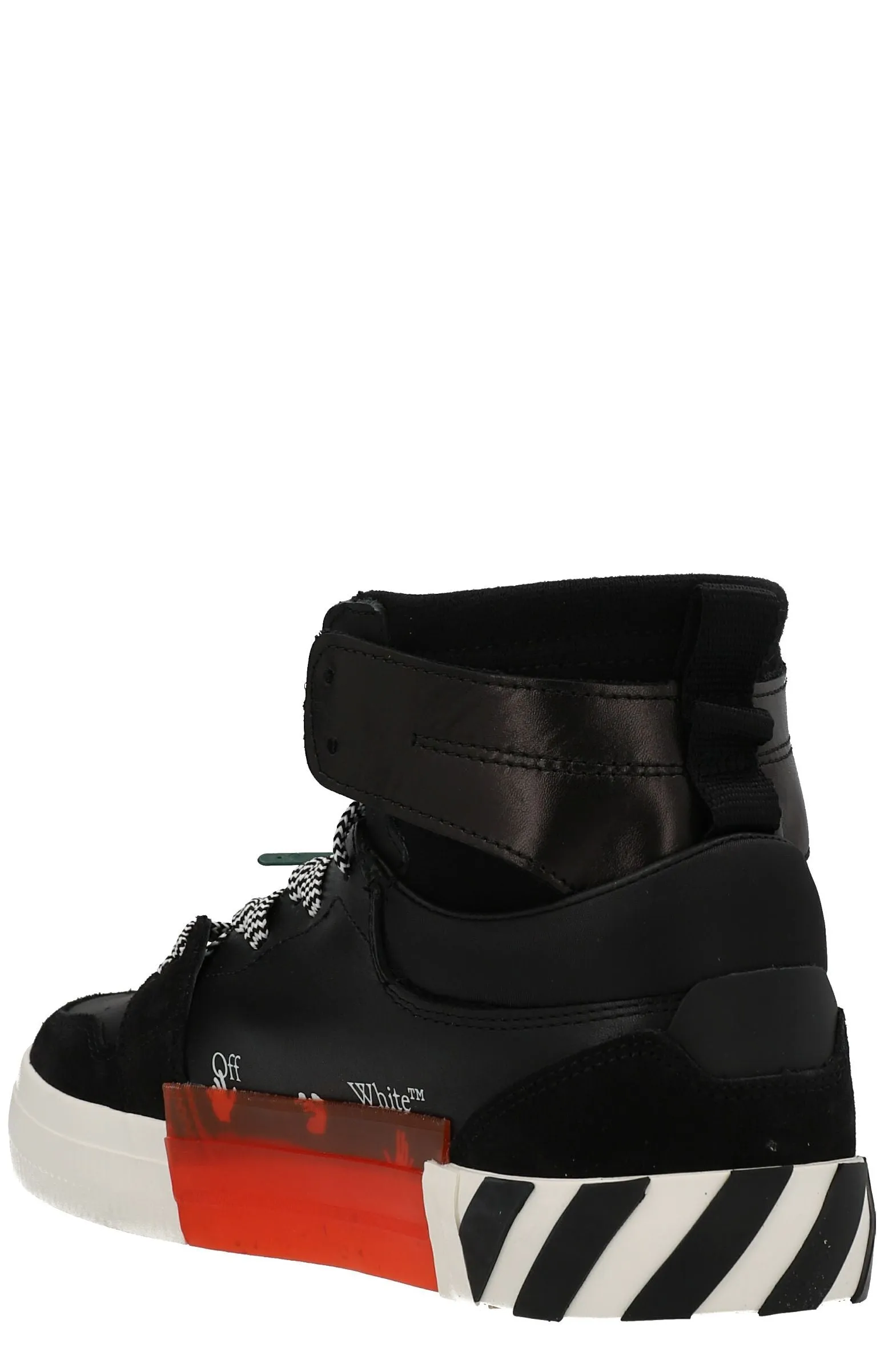 Off-White Lace-Up Vulcanized Sneakers