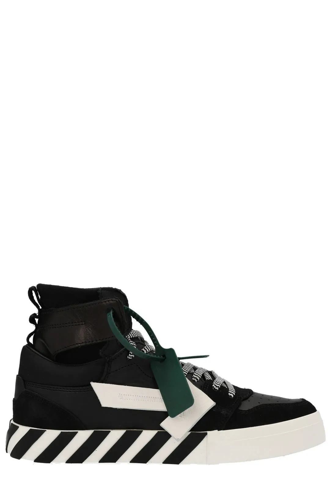 Off-White Lace-Up Vulcanized Sneakers