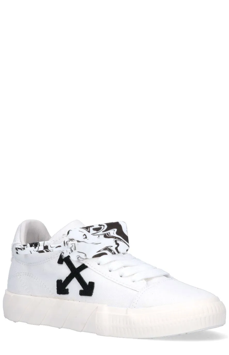 Off-White Low Vulcanized Lace-Up Sneakers