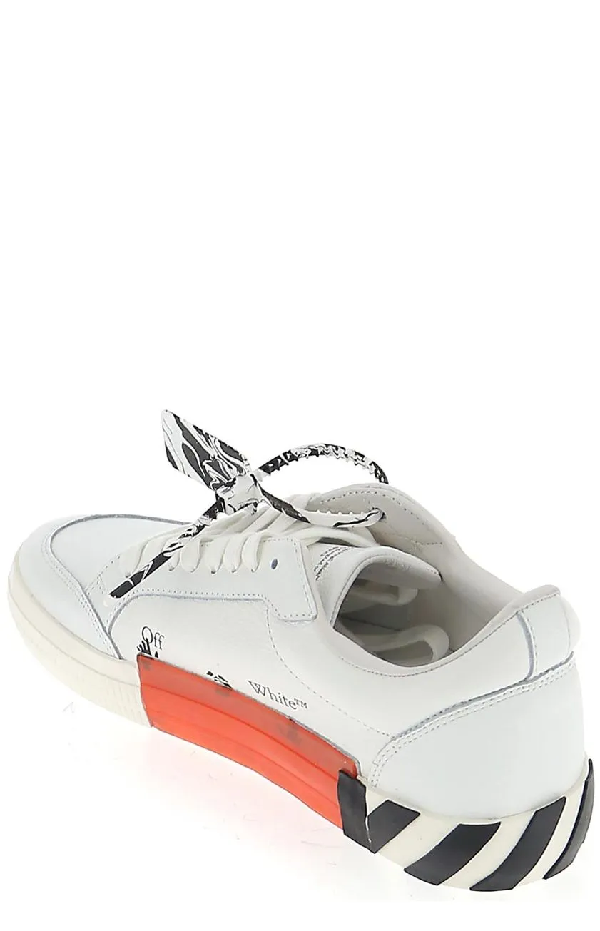 Off-White Low Vulcanized Lace-Up Sneakers